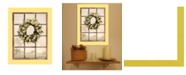 Trendy Decor 4U Country Gazing by Lori Deiter, Ready to hang Framed Print, Yellow Window-Style Frame, 14" x 18"